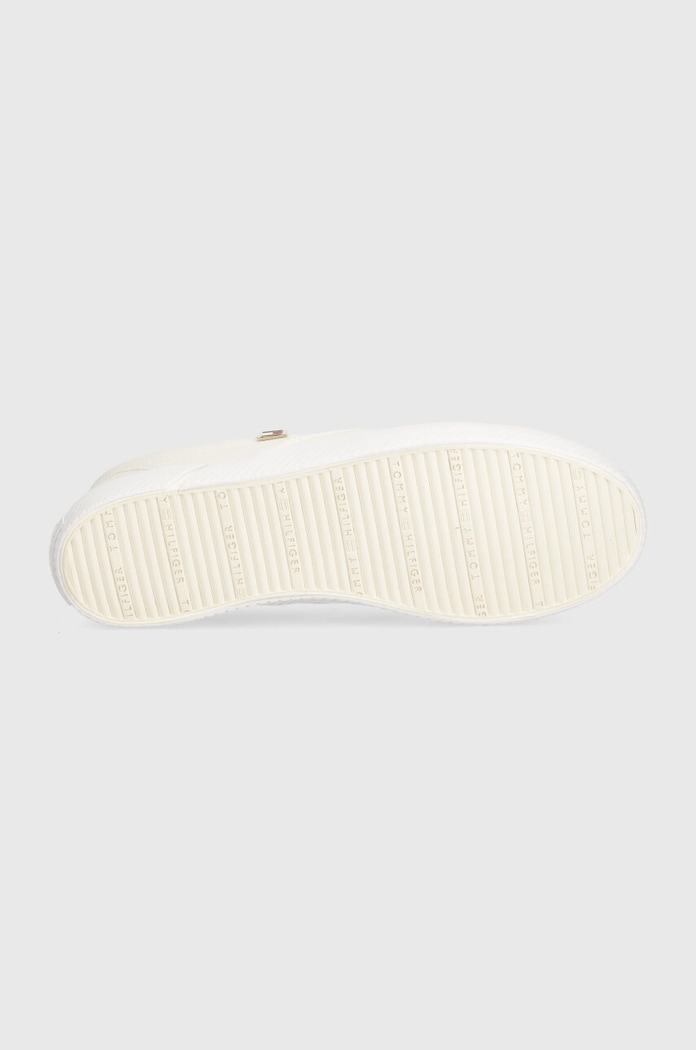 Tenisky Tommy Hilfiger VULC CANVAS FW0FW08065 bílá