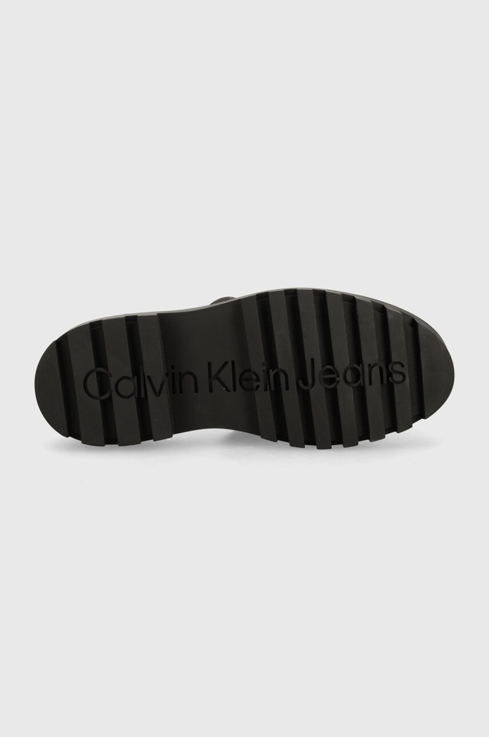 Calvin Klein Jeans papucs TOOTHY COMBAT SANDAL IN DC YW0YW01339 fekete