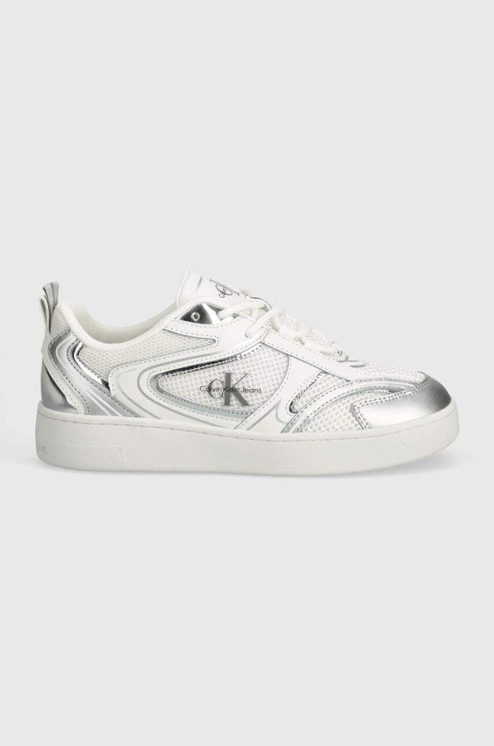 Calvin Klein Jeans sneakersy BASKET CUPSOLE LOW MIX ML MR YW0YW01386 biały SS24