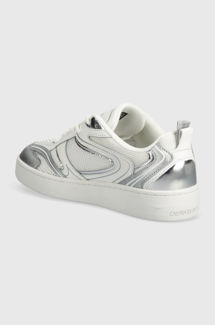 Obuwie Calvin Klein Jeans sneakersy BASKET CUPSOLE LOW MIX ML MR YW0YW01386 biały