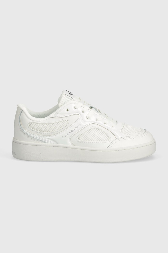 Calvin Klein Jeans sportcipő BASKET CUPSOLE LOW MIX IN MET YW0YW01387 fehér SS24