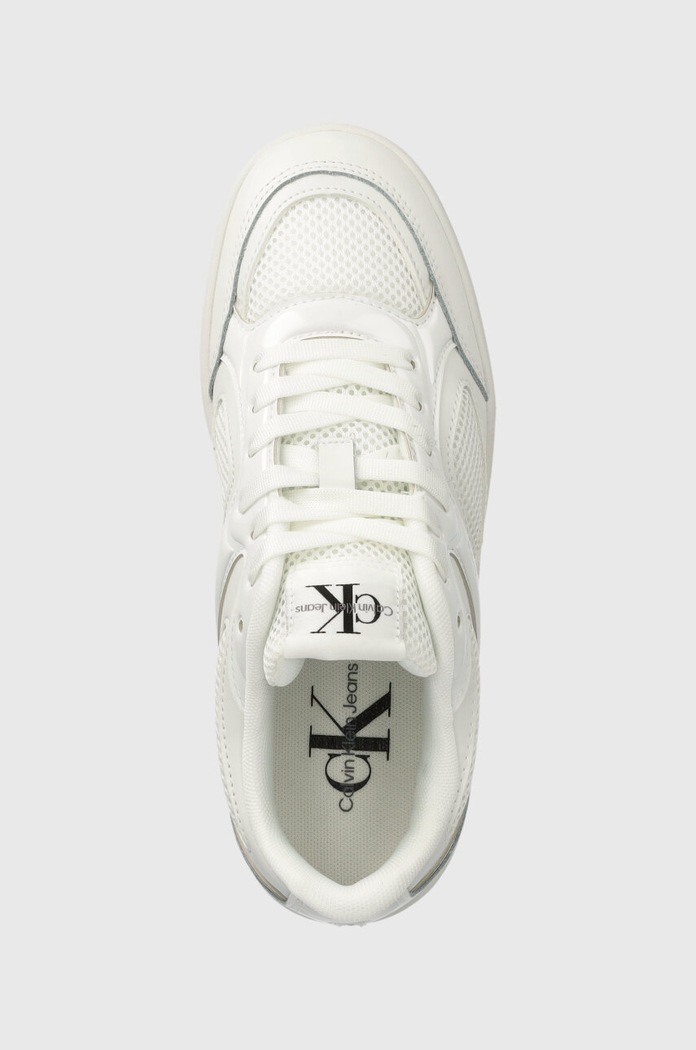 Calvin Klein Jeans sportcipő BASKET CUPSOLE LOW MIX IN MET fehér YW0YW01387
