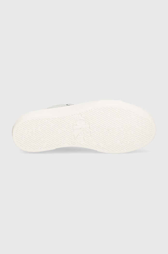 Tenisky Calvin Klein Jeans FLATFORM+ CUPSOLE LOW LACE CS MR YW0YW01420 bílá