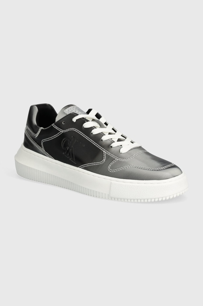 Calvin Klein Jeans sportcipő CHUNKY CUPSOLE LOW LACE MG DC lapos ezüst YW0YW01429