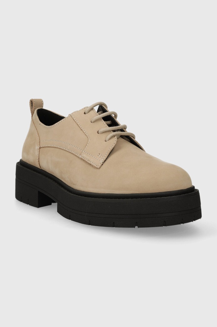 Geox pantofi de piele D SPHERICA EC7 H D36VDH.000CL.C5004 bej SS24