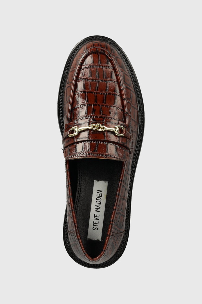 Kožené mokasíny Steve Madden Huddles hnědá SM11002911.206