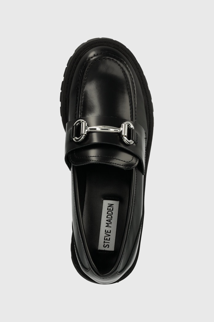 Steve Madden bőr mokaszin Lando-CN fekete SM11002936.017