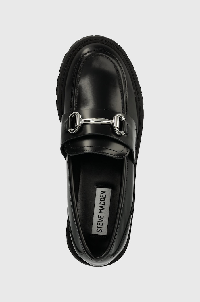 Steve Madden bőr mokaszin Lando-CN fekete SM11002936.017