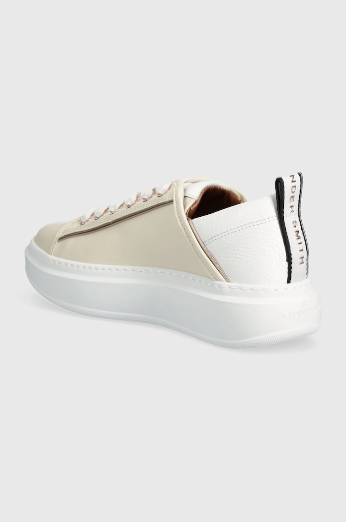 Obuwie Alexander Smith sneakersy skórzane Wembley ASAZWYW0003CWT beżowy