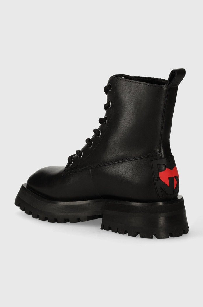 Cipők Dkny bőr csizma Farren K2438890.BLK fekete