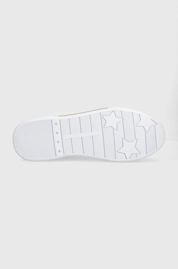 Tommy Hilfiger sneakersy skórzane CHIQUE COURT SNEAKER FW0FW07634 biały