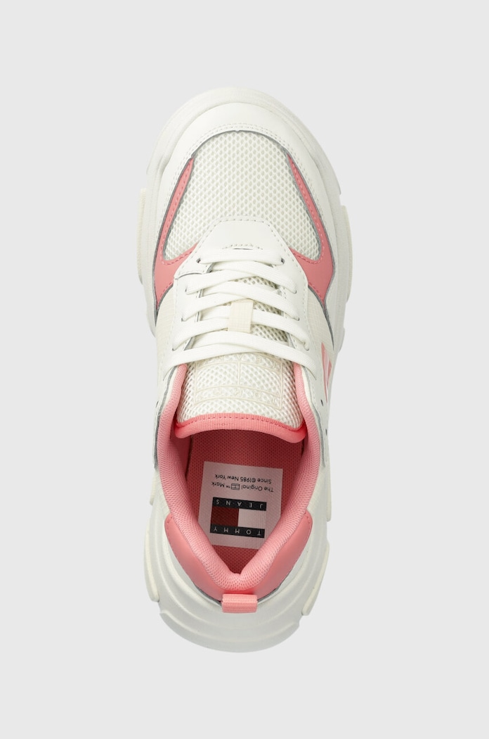 Tenisky Tommy Jeans TJW LIGHTWEIGHT HYBRID RUNNER bílá EN0EN02566