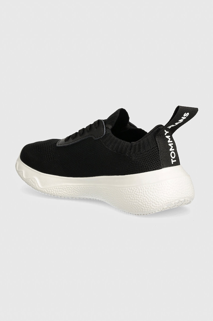 Obuwie Tommy Jeans sneakersy TJW KNIT RUNNER EN0EN02564 czarny
