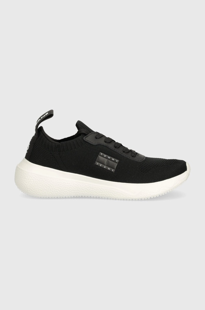 Tenisky Tommy Jeans TJW FLEXI RUNNER EN0EN02489 čierna SS24