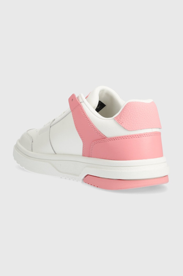Obuwie Tommy Jeans sneakersy skórzane THE BROOKLYN LEATHER EN0EN02475 różowy