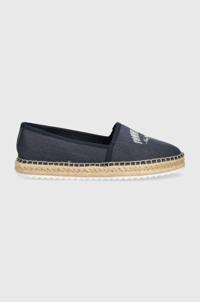 Tommy Jeans Espadrile TJW VARSITY ESPADRILLE EN0EN02470 bleumarin SS24