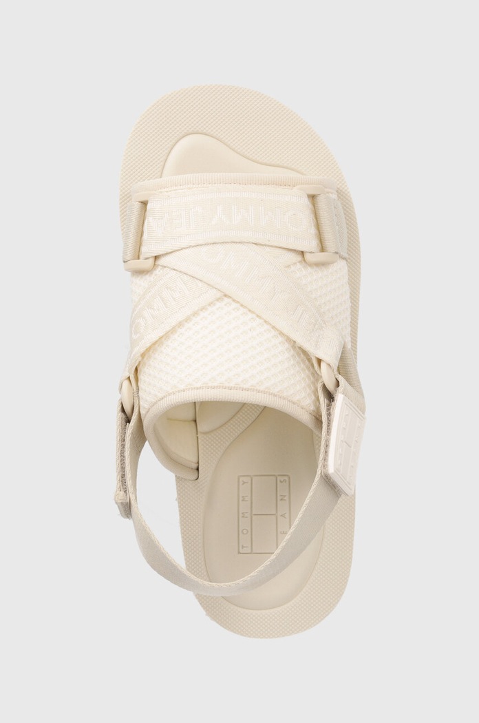 Tommy Jeans sandały TJW PREMIUM EVA SANDAL beżowy EN0EN02462