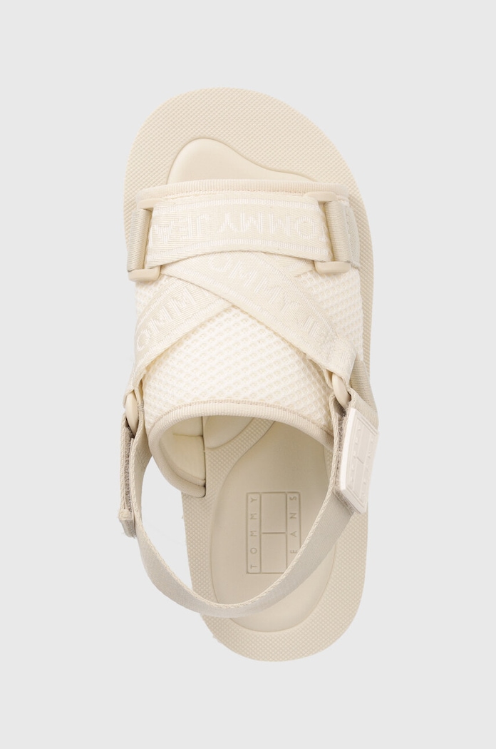 Tommy Jeans sandały TJW PREMIUM EVA SANDAL beżowy EN0EN02462