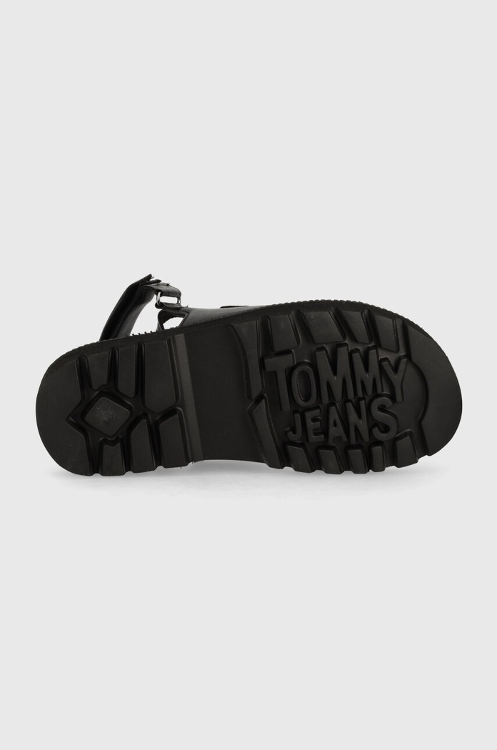 Sandály Tommy Jeans TJW FANCY SANDAL EN0EN02461 černá