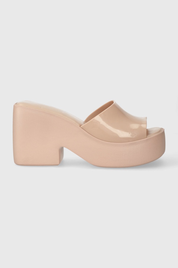Pantofle Melissa MELISSA POSH AD sloupkový růžová M.35702.AQ083