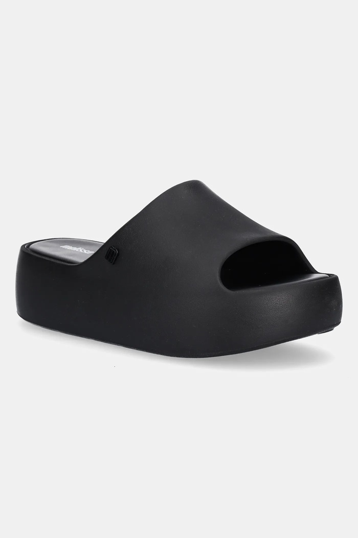 Pantofle Melissa MELISSA FREE PLATFORM SLIDE AD platforma černá M.35859.AS383