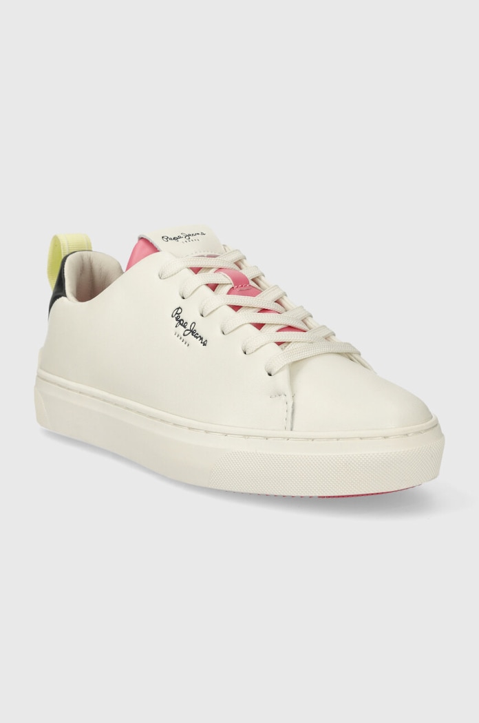 Δερμάτινα sneakers Pepe Jeans PLS00005 PLS00005 λευκό SS24