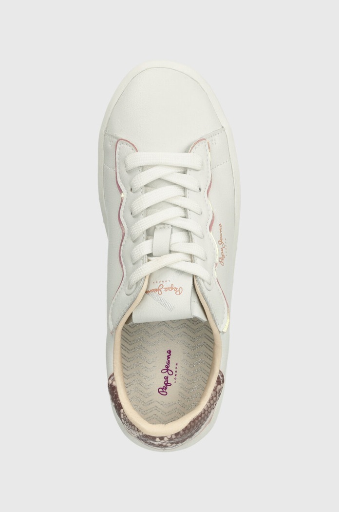 Δερμάτινα sneakers Pepe Jeans PLS00006 Pepe Jeans PLS00006 λευκό
