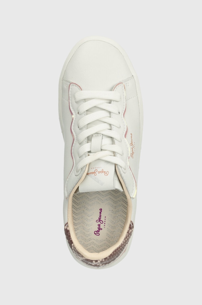 Δερμάτινα sneakers Pepe Jeans PLS00006 Pepe Jeans PLS00006 λευκό