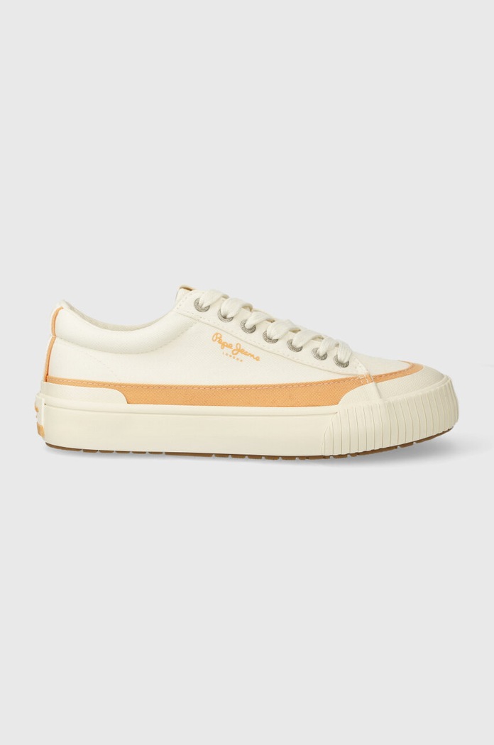 Πάνινα παπούτσια Pepe Jeans PLS31558 Planet friendly πορτοκαλί PLS31558