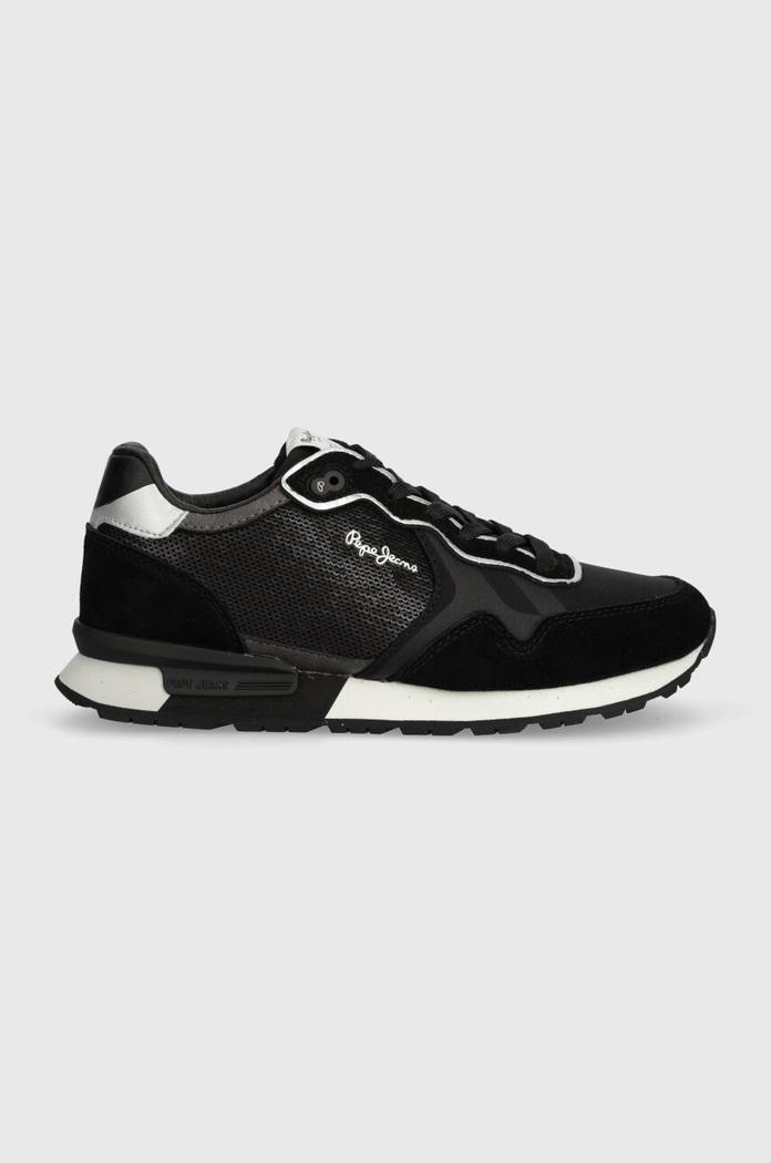 Pepe Jeans sneakersy PLS40009 tekstylny czarny PLS40009