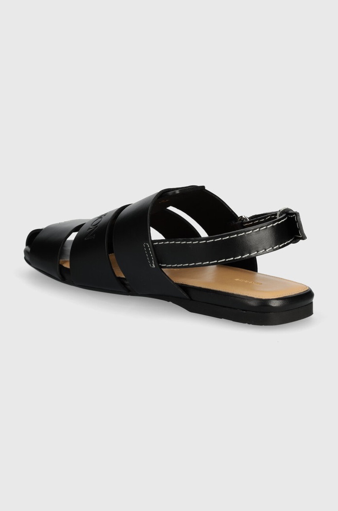 Обувки Кожени сандали JW Anderson Fisherman Sandal ANW42215A.999 черен