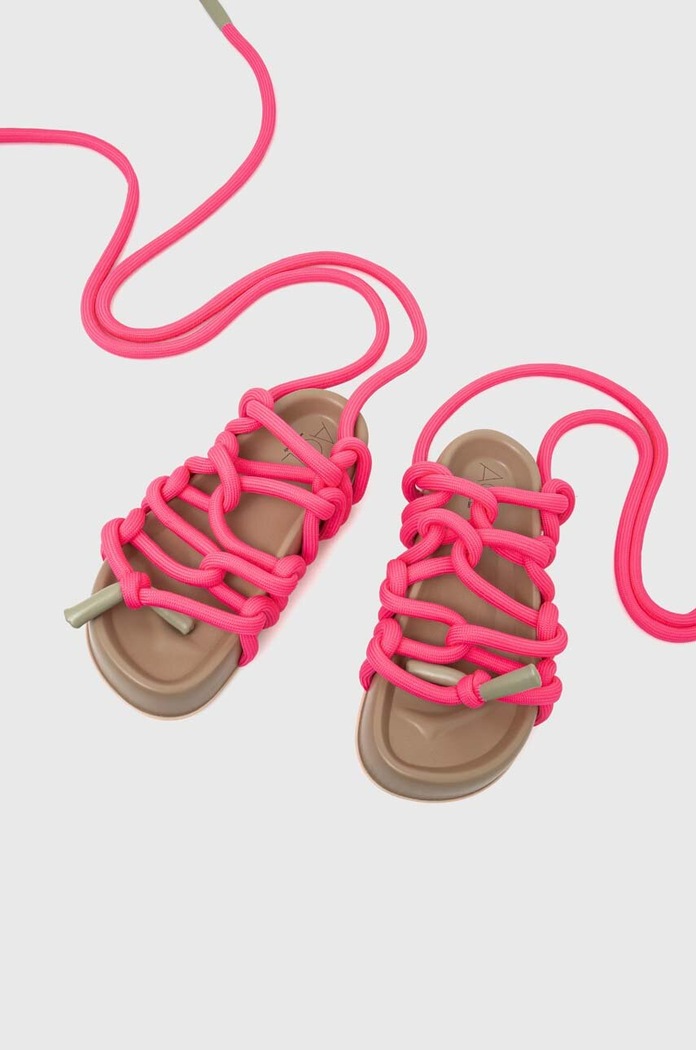 Sandály AGL Jane Laces D685010PGKE762G299 růžová SS24