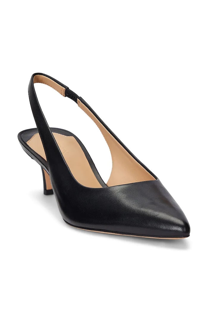 Lauren Ralph Lauren szpilki skórzane Lolah 802927937001.001 czarny AW25