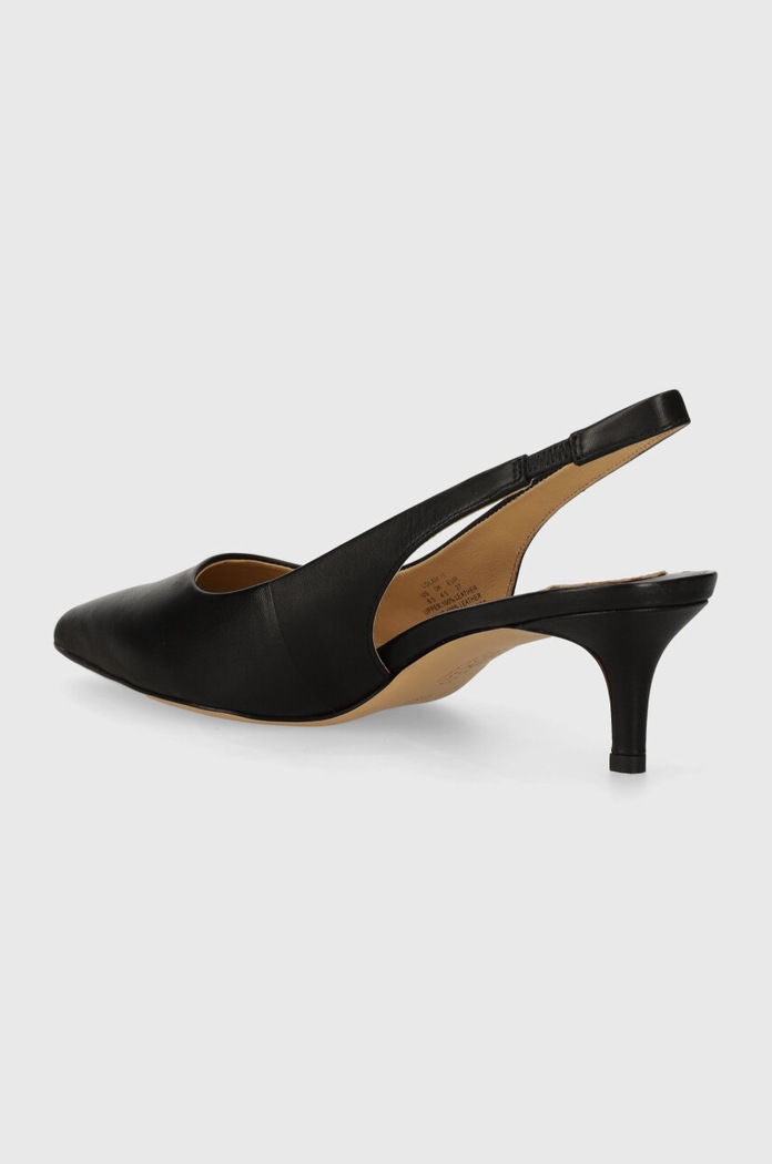 Обувки Кожени обувки с тънък ток Lauren Ralph Lauren Lolah 802927937001.001 черен