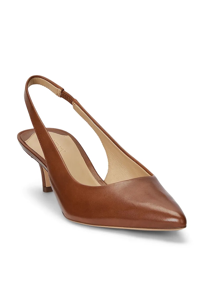 Кожаные туфли Lauren Ralph Lauren Lolah 802927937002.270 коричневый AW25