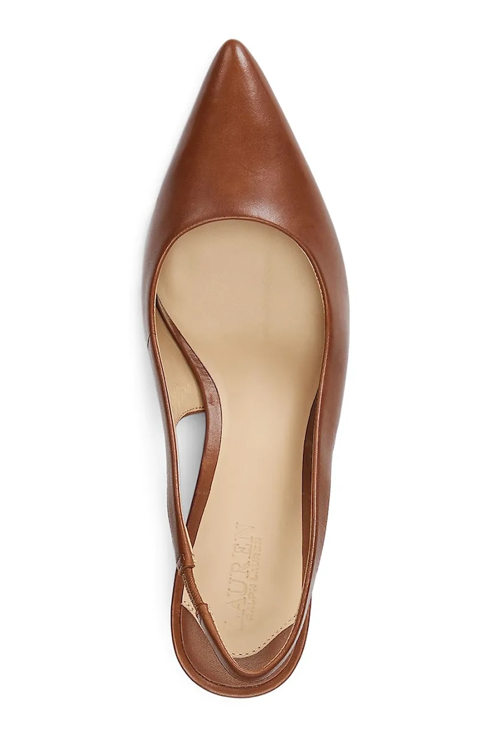 Обувь Кожаные туфли Lauren Ralph Lauren Lolah 802927937002.270 коричневый