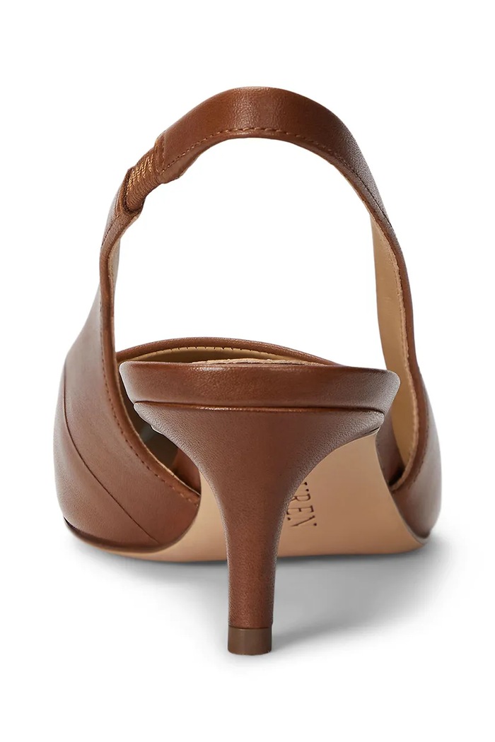 Кожаные туфли Lauren Ralph Lauren Lolah коричневый 802927937002.270