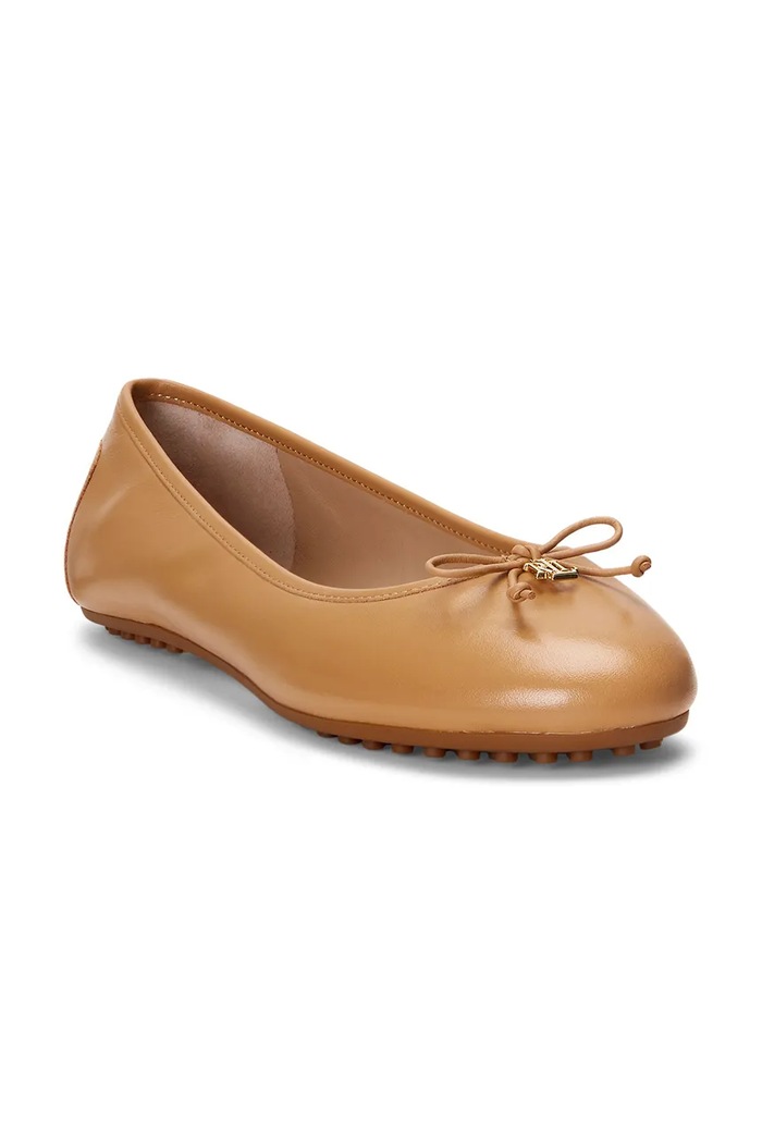 Lauren Ralph Lauren balerini de piele Jayna 802927941006.101 bej SS24