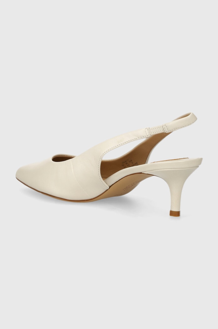 Cipők Lauren Ralph Lauren bőr tűsarkú Lolah 802945730001.100 bézs