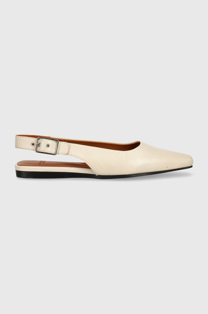 Vagabond Shoemakers baleriny skórzane WIOLETTA 5701.101.02 beżowy SS24