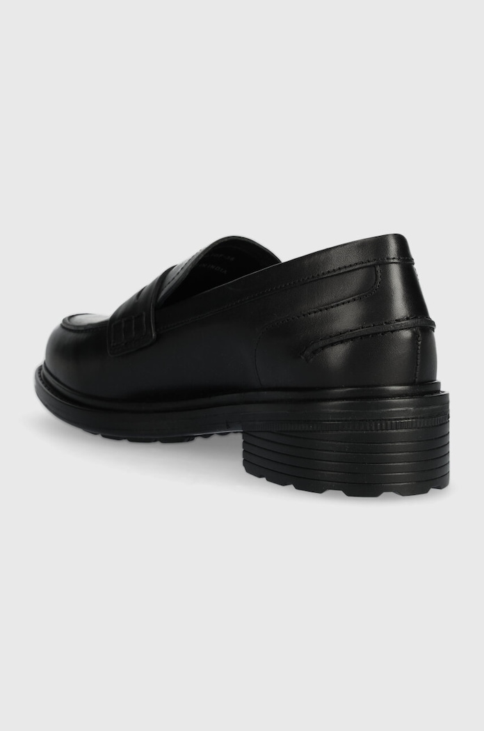 Boty Kožené mokasíny Geox D WALK PLEASURE D36TGF.00043.C9999 černá