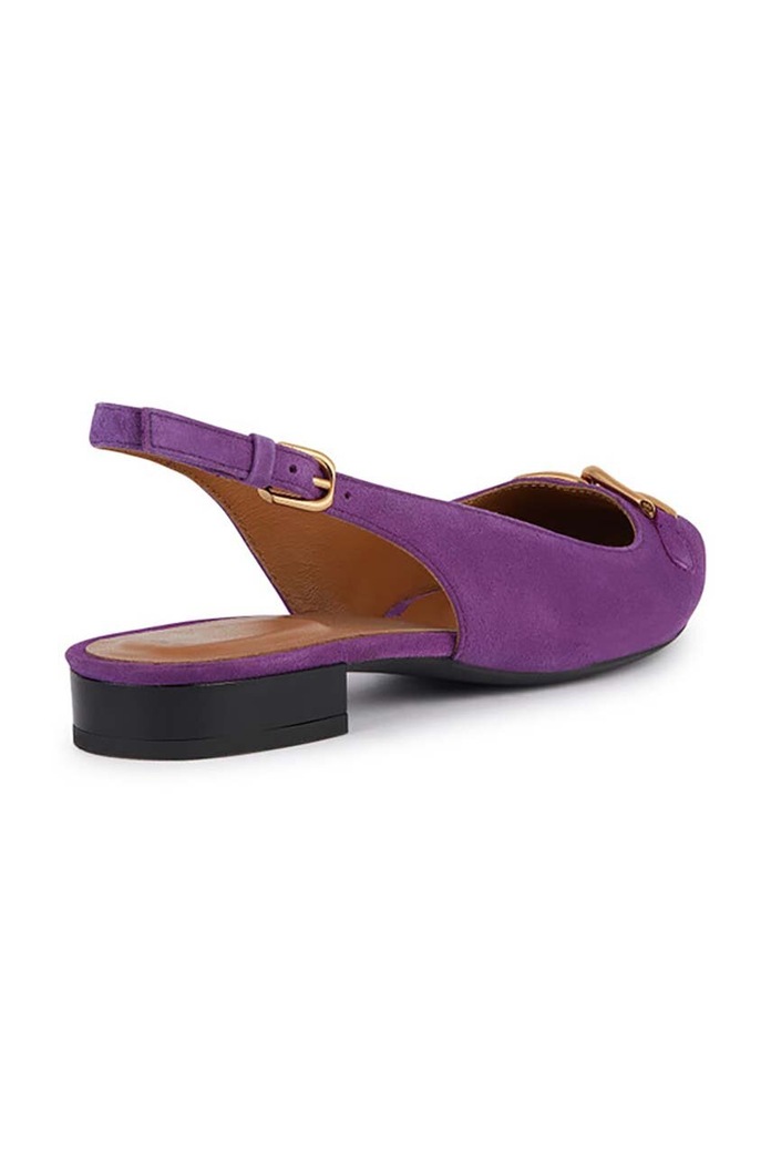 Cipők Geox velúr balerina D CHARYSSA D459BB.00021.C8000 lila