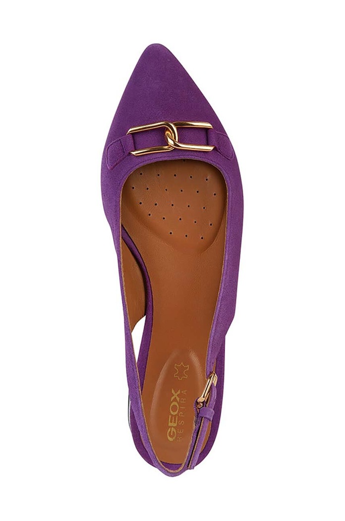 Geox velúr balerina D CHARYSSA D459BB.00021.C8000 lila