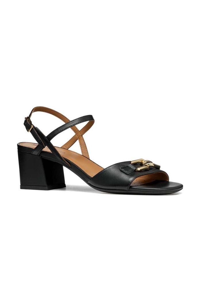 Kožené sandály Geox D NEW ERAKLIA 50 D45RNA.000TU.C9999 černá SS24
