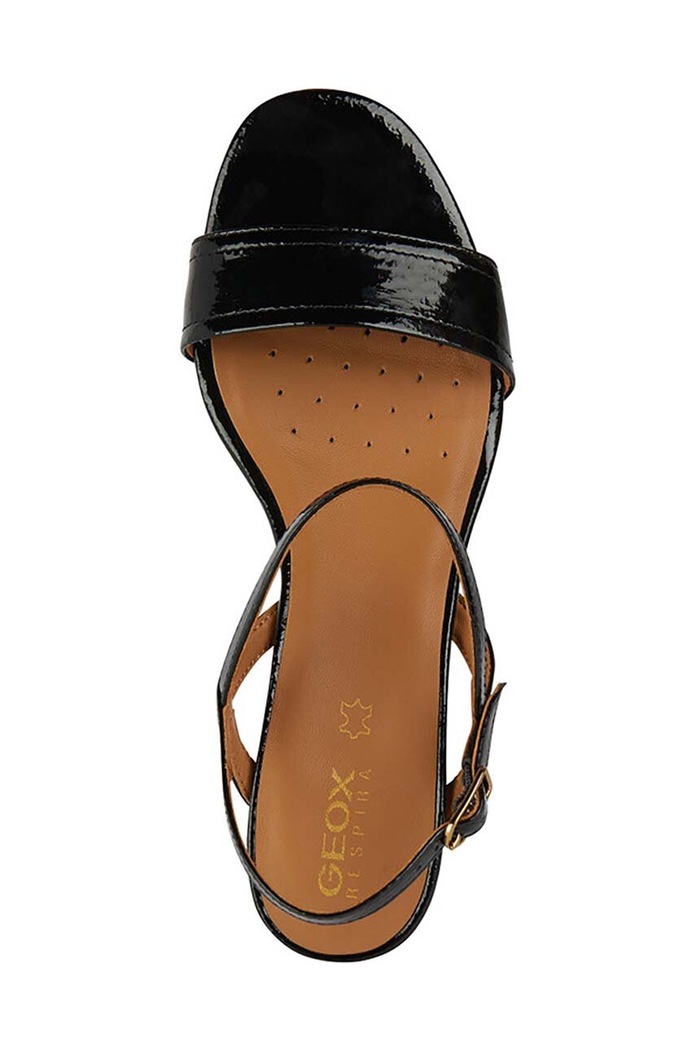 Geox bőr szandál D NEW ERAKLIA 50 D45RNB.000FM.C9999 fekete