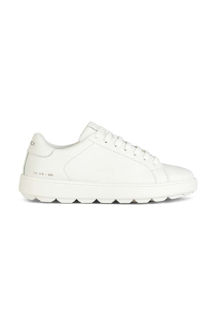 Geox bőr sportcipő D SPHERICA ECUB-1 lapos fehér D45WEB.00085.C1000