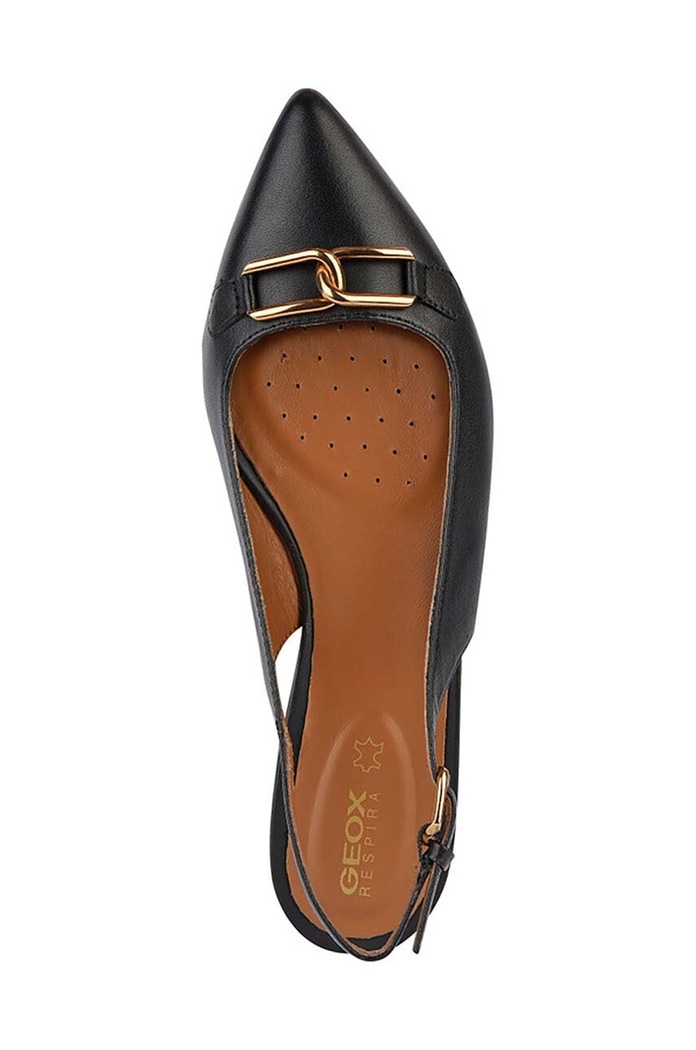 Geox baleriny skórzane D CHARYSSA D459BB.000TU.C9999 czarny