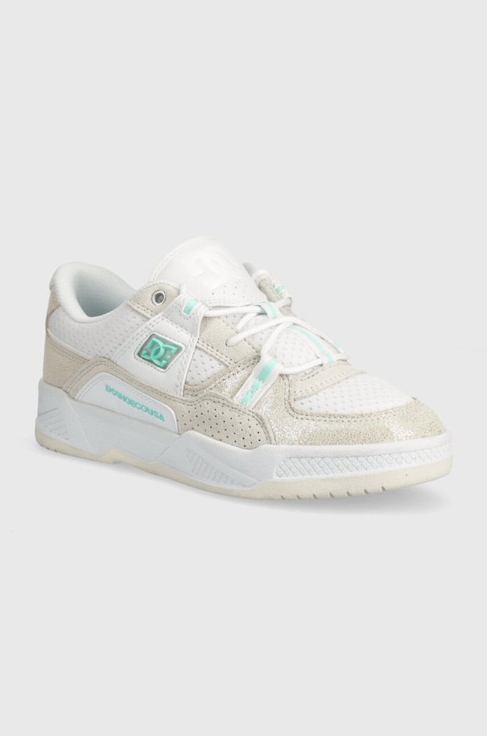 DC sneakers Construct piele întoarsă bej ADJS100172