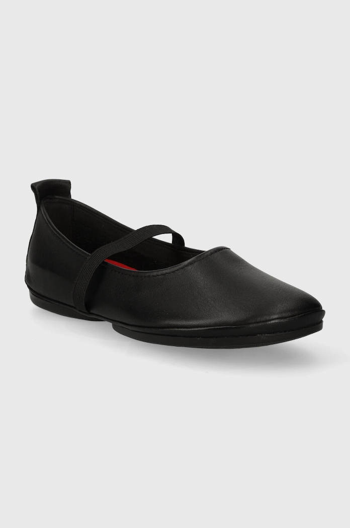 Usnjene balerinke Camper Right Nina K201643.002 črna SS24