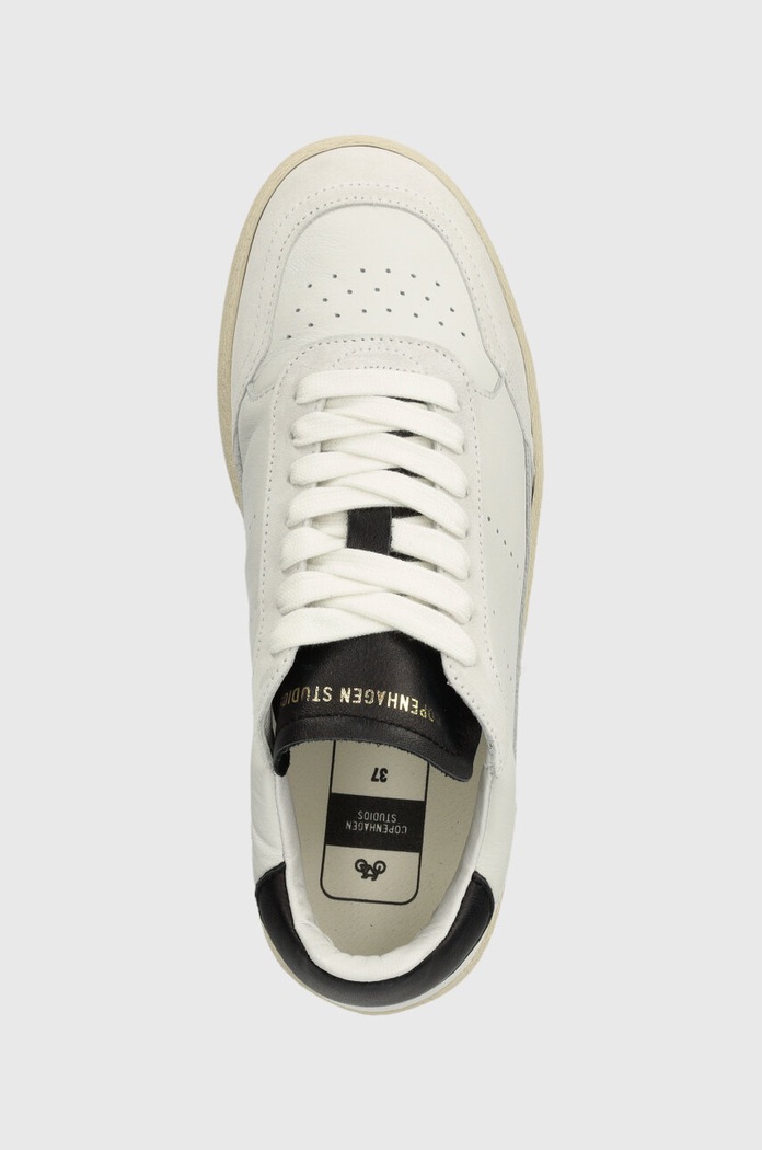 Kožené sneakers boty Copenhagen Leather mix bílá CPH255